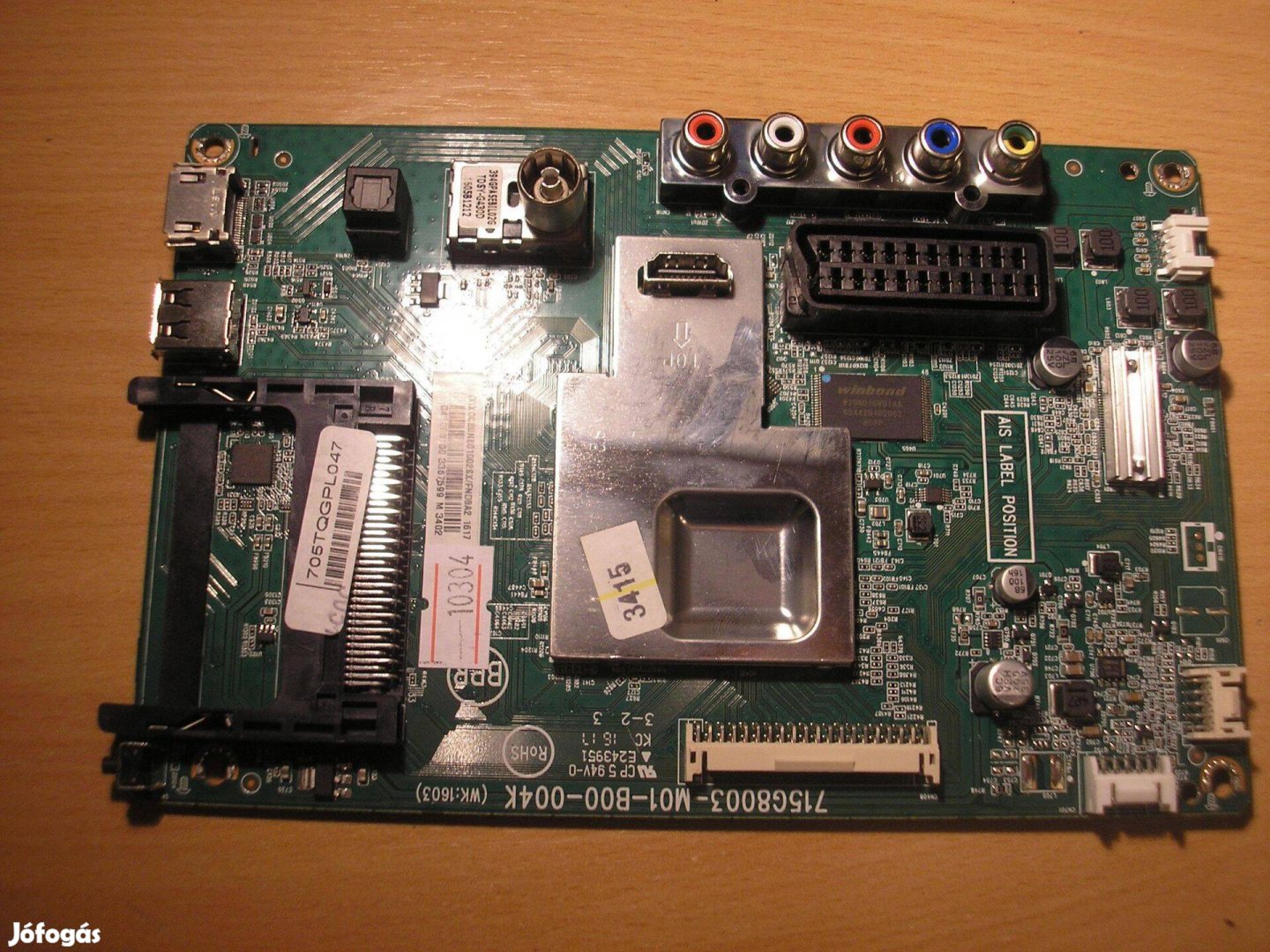 10304 LG 43LH500T mainboard 705Tqgpl047 715G8003-M01-B00-004K WK:1603