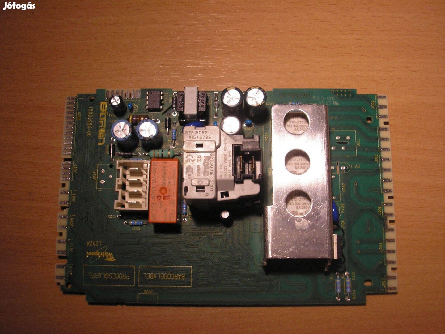 10396 Whirlpool mosógép vezérlő panel 15005984-00 W10439459/C L2148_07
