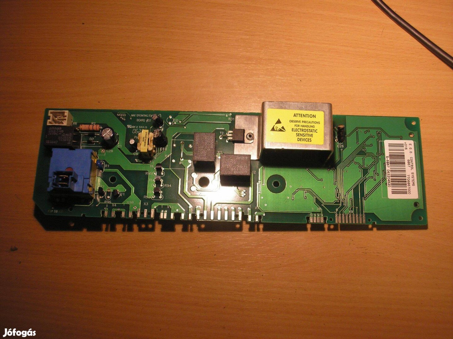 10461 Mosógép vezérlőpanel 20652460 CI686008 Remco 7706867000