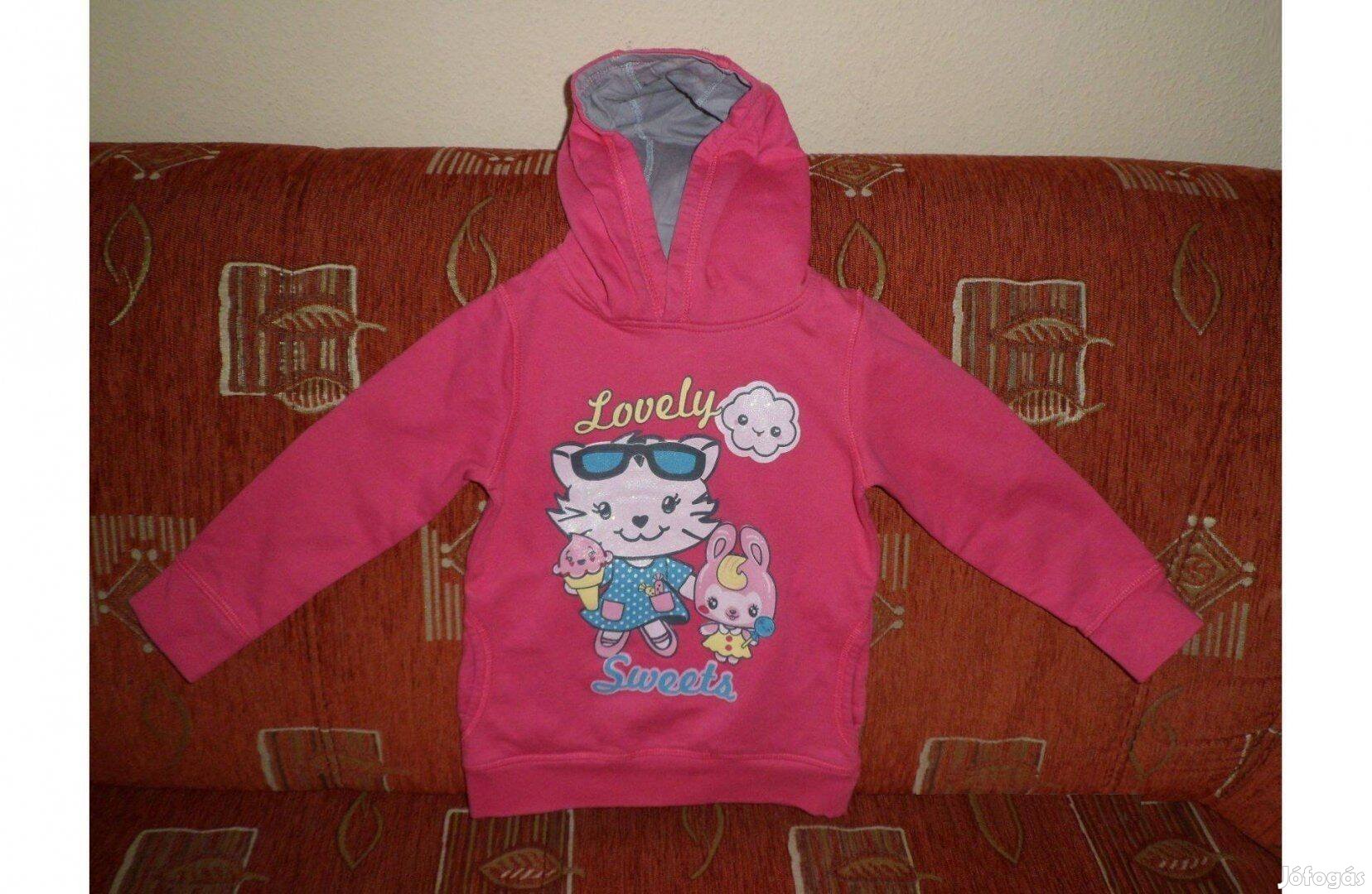 104-es/110-es polár béléses Hello Kittys pulcsi eladó - Új !