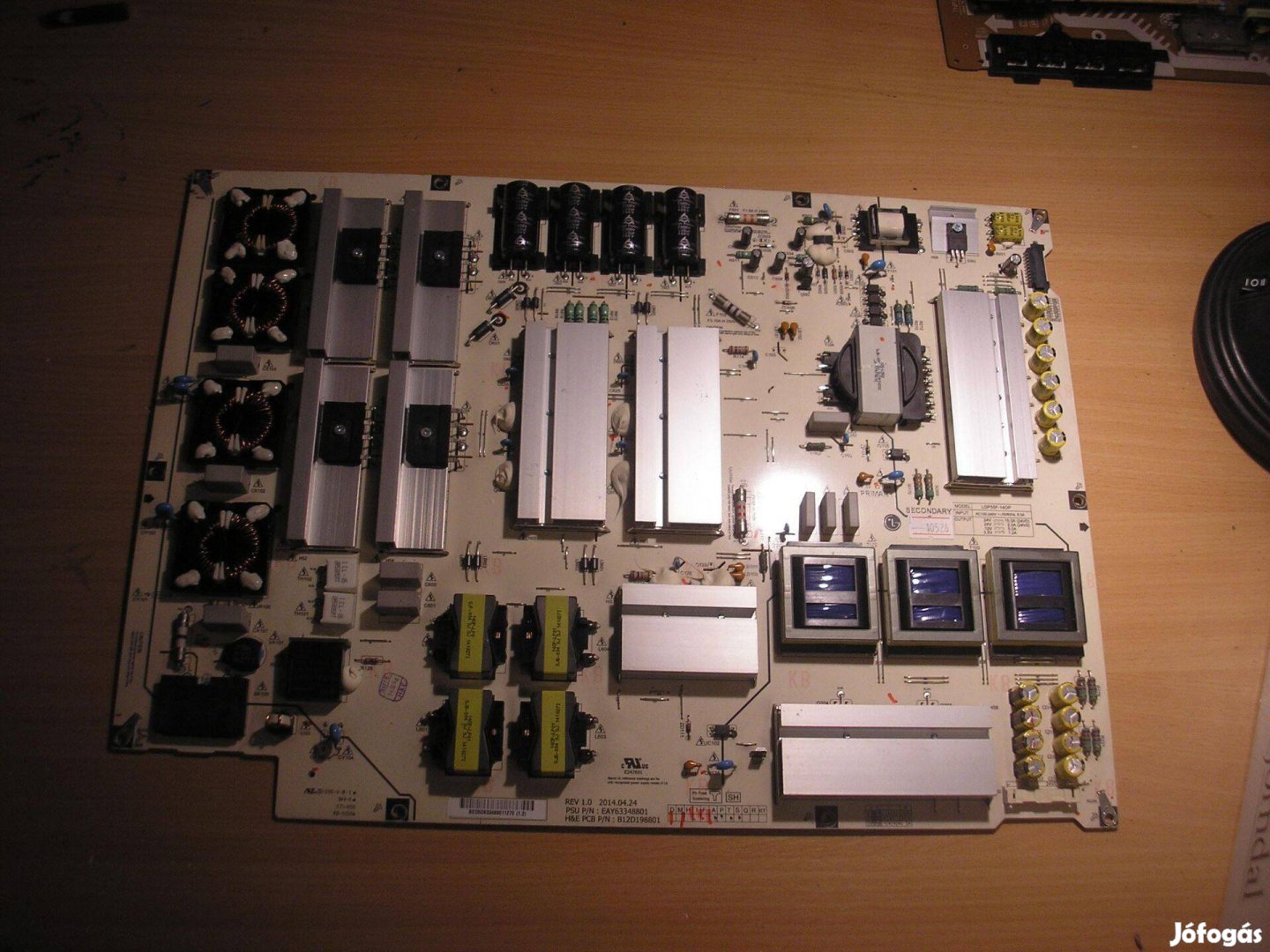 10526 LG 55EC930V tápegység Lgp55F-14OP Eay63348801 B12D198801