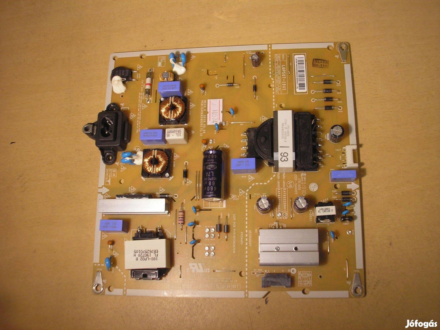 10574 LG 50UM7600PLB tápegység Lgp50T-19U1 EAX68249201 (1.9) Eay652288
