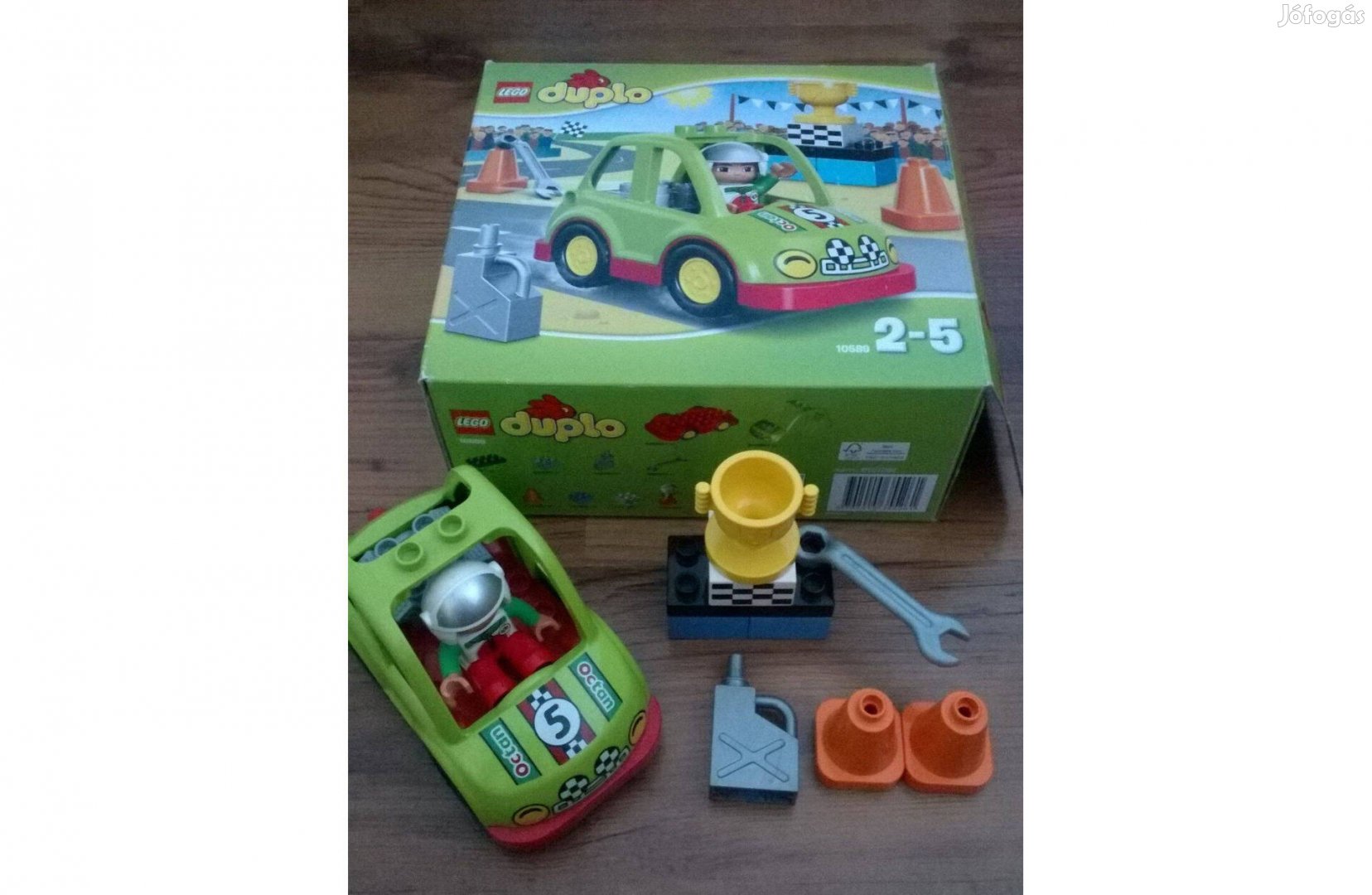 10589 Lego Duplo versenyautó, rally autó