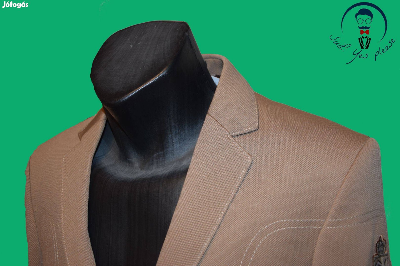 105.Delmont Slim Fit új, prémium, férfi zakó méret52-L