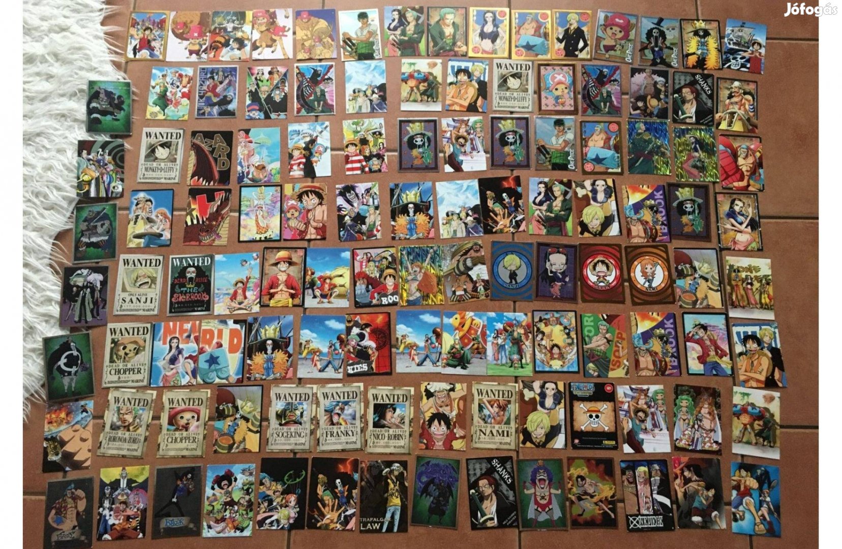 105 db One Piece gyűjthető kártya!