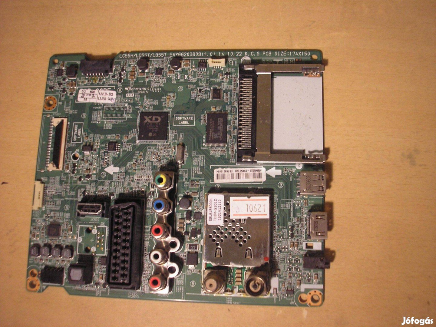 10621 LG 32LF561V mainboard EAX66203803 (1.0) EBT63716614