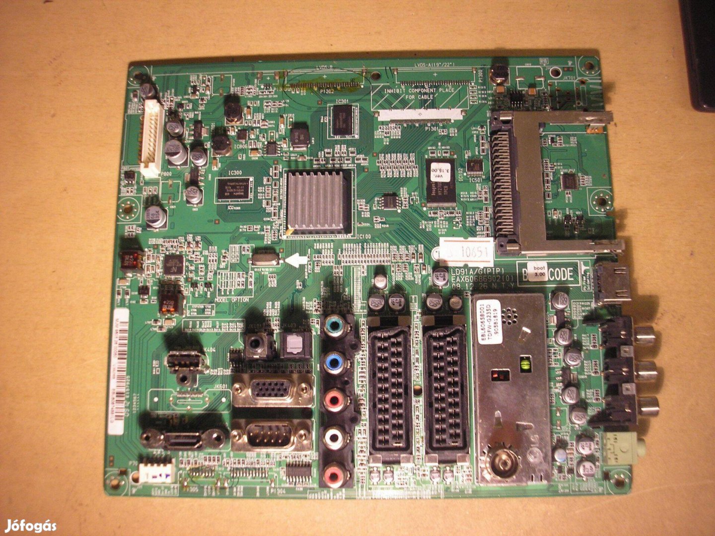 10651 hibás LG 32LG2100 mainboard EAX60686902 (0) EBU60674881