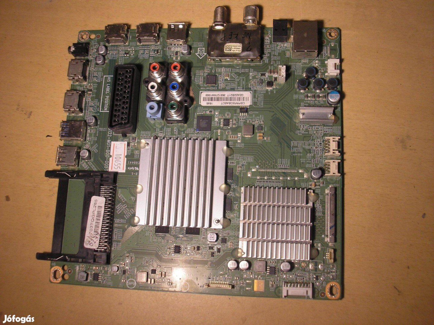 10655 hibás? Philips 65Pus6121/12 mainboard 715G8132-M01-B00-005T 703T