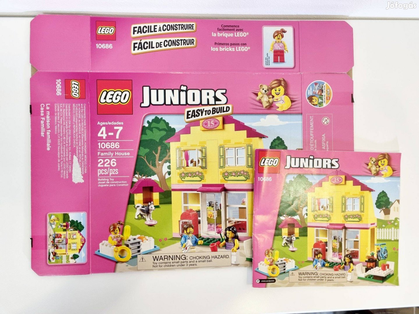 10686 LEGO Juniors - Családi ház / bontott, nagyon szép!