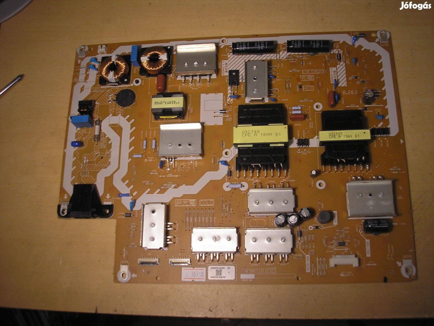 10718 Panasonic TX-65FX740B tápegység Tnpa6710 1P Tzrnp01Qzwe