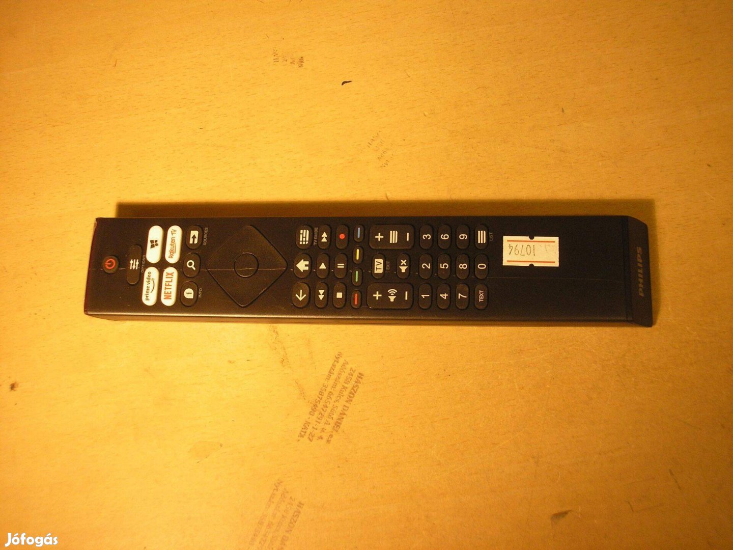 10794 sérült Philips HR45B-GJ03 távirányító SMART Netflix