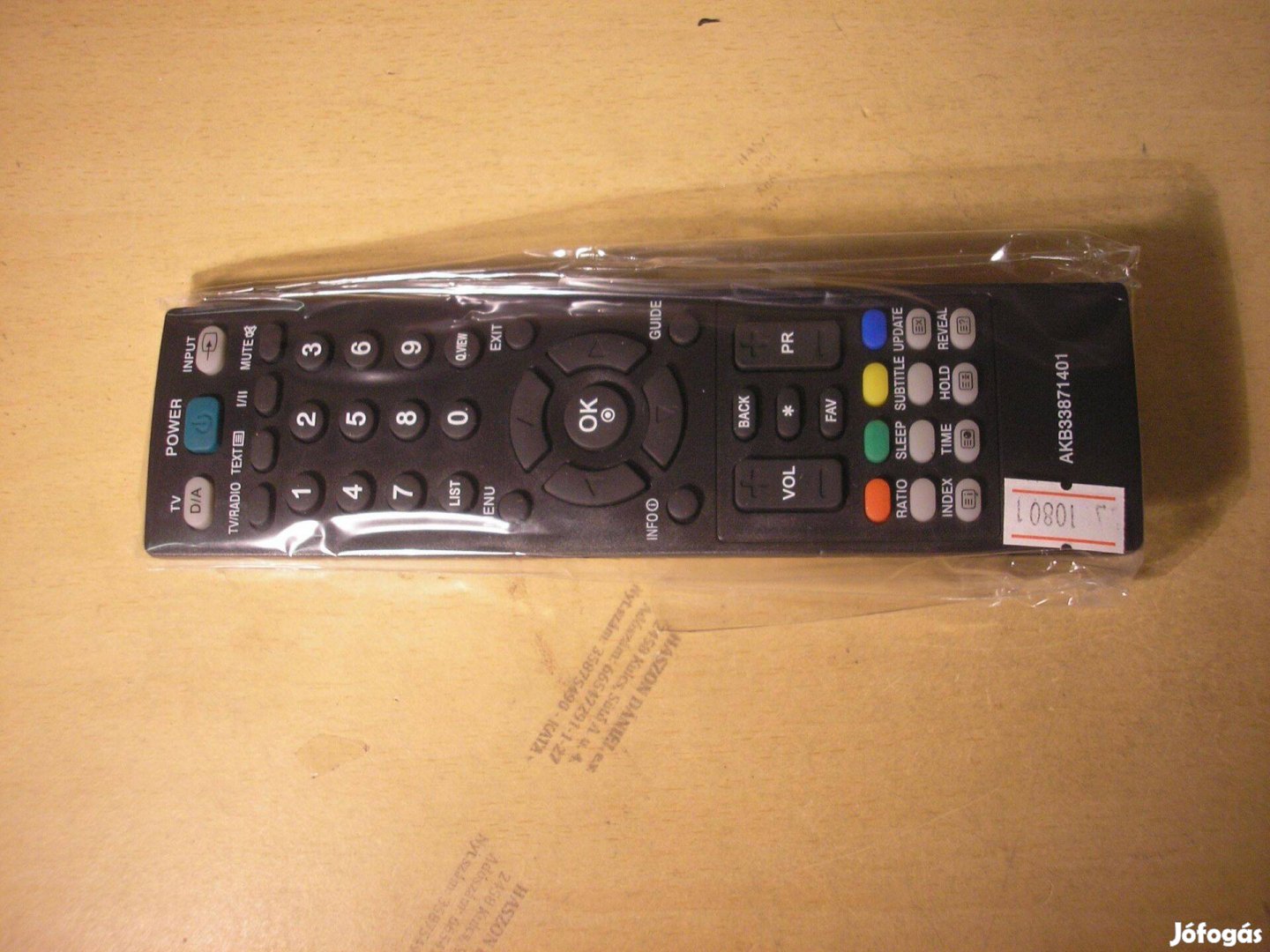 10801 LG AKB33871401 LCD LED plazma TV távirányító