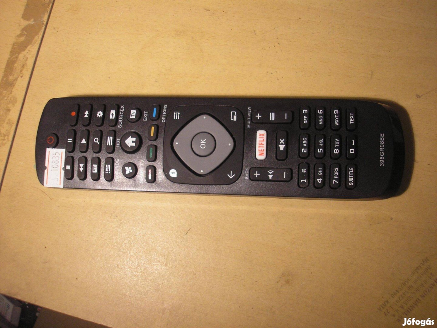 10835 Philips Távirányító 398GR8BE IRC84204 SMART Netflix