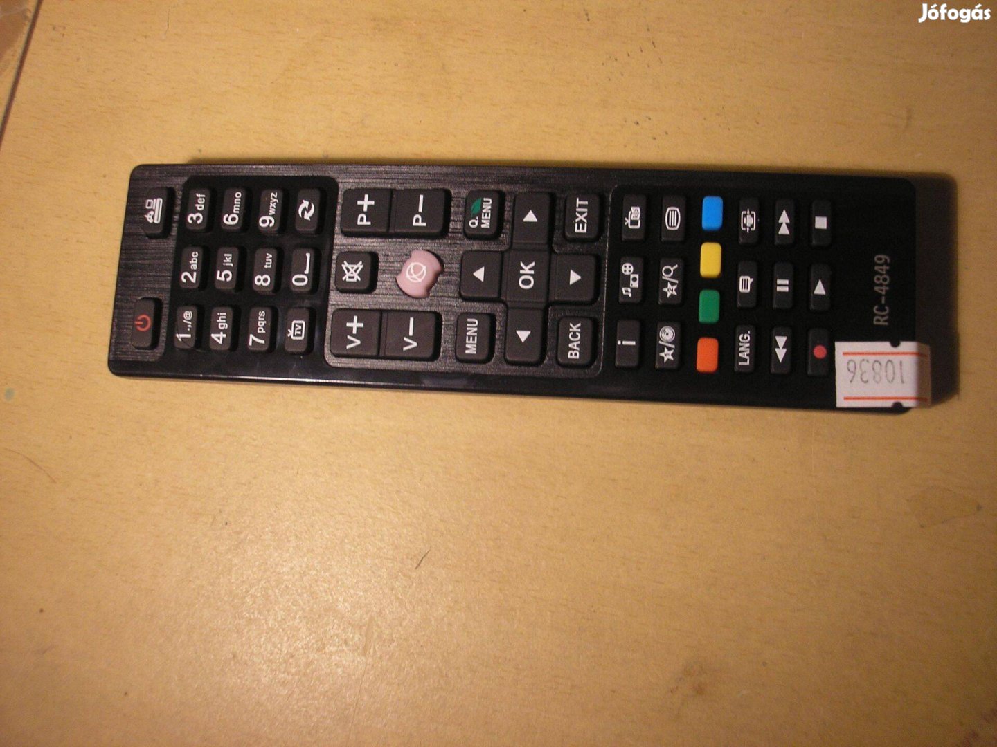 10836 Vestel RC-4849 távirányító Navon Technika Finlux Ok