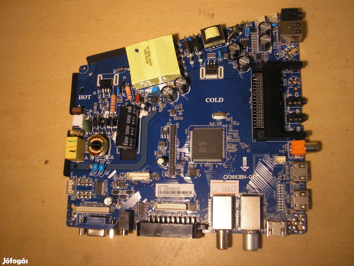 10847 Jtc mainboard CV3663BH-Q42 Bjm1-143083-0T1G Tftd218097