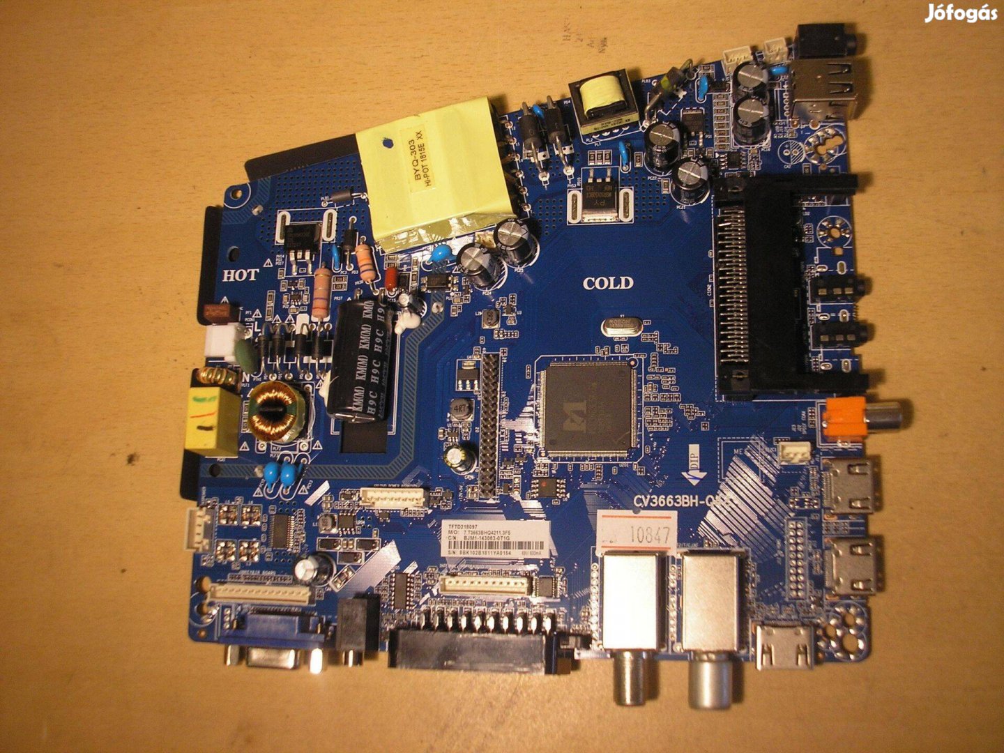 10847 Jtc mainboard CV3663BH-Q42 Bjm1-143083-0T1G Tftd218097