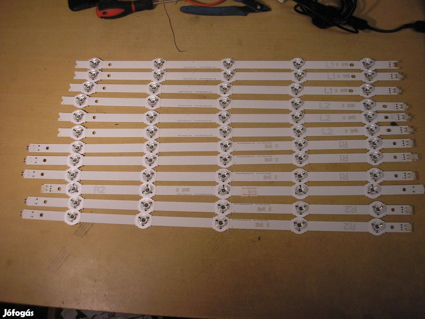 10893 sérült Panasonic TX-50AS740 LED háttérfény szett