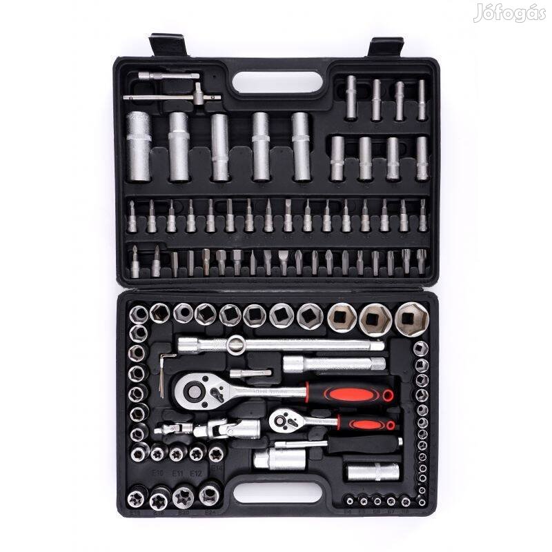 108 db-os krova,dugó kulcs,szerszám készlet