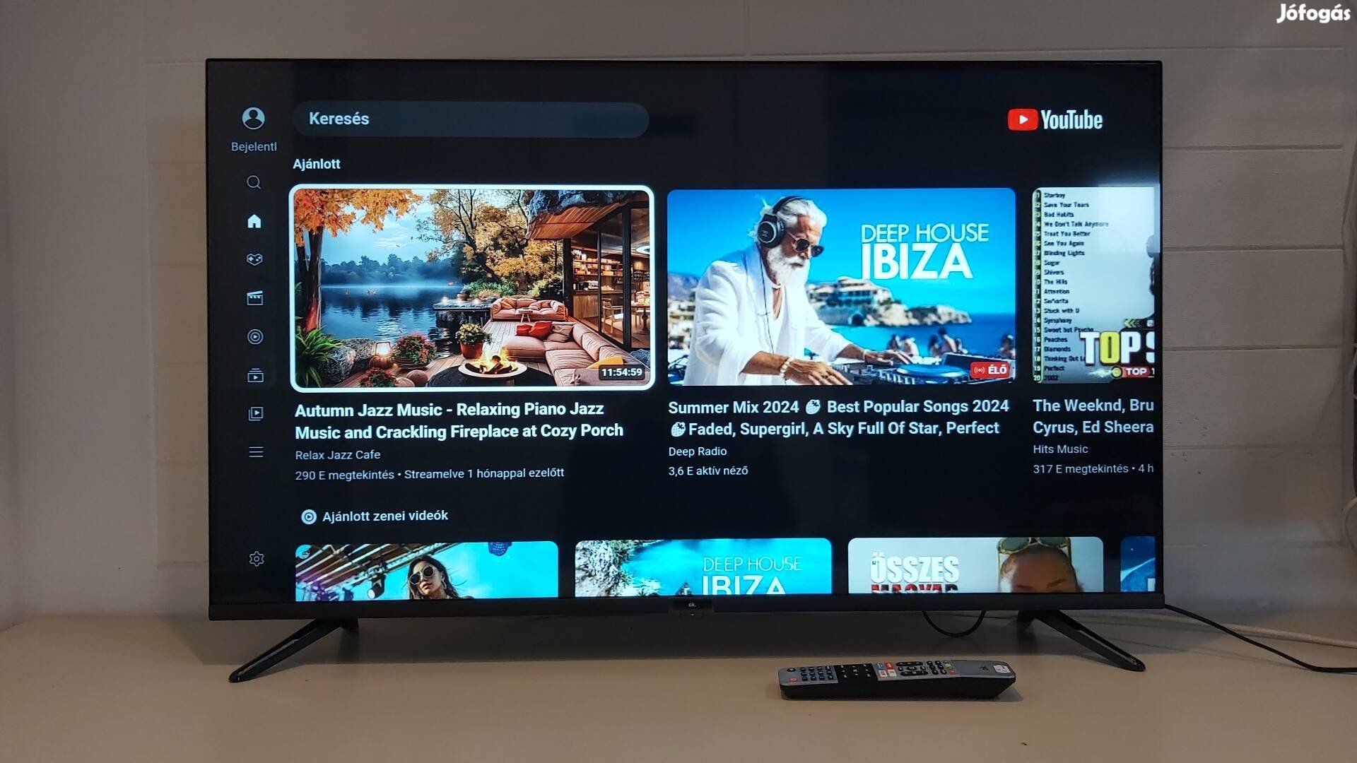 108cm-es,wifis,smart,UHD OK LED tv hibátlan állapotban eladó