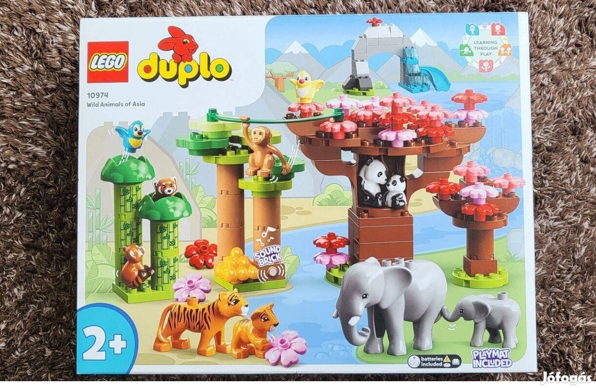 10974 LEGO Duplo - Ázsia vadállatai Hibátlan, Bontatlan, Ú!j