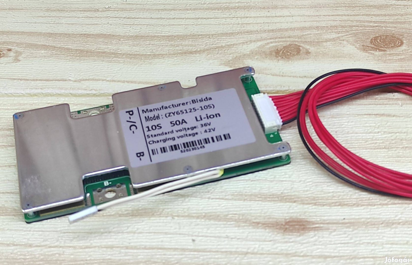 10S 50A 36V BMS áramkör túlmelegedés védővel ballanszeres Li-ion akku
