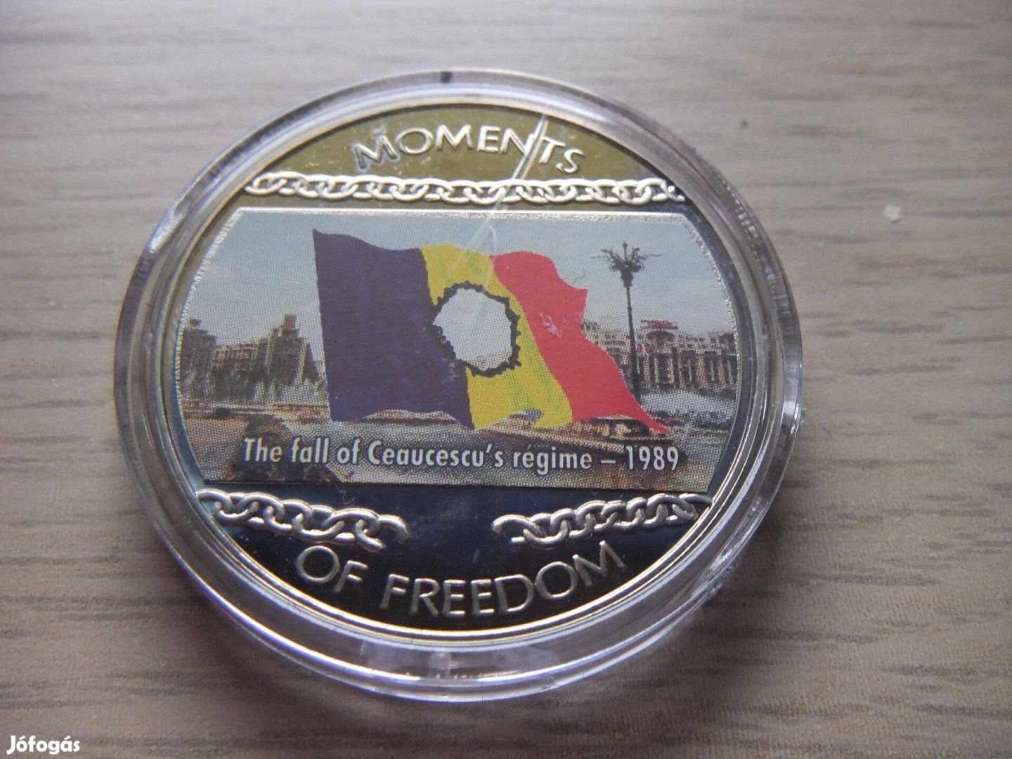 10 Dollár Libéria 2004 Ceauescu Bukása 1989