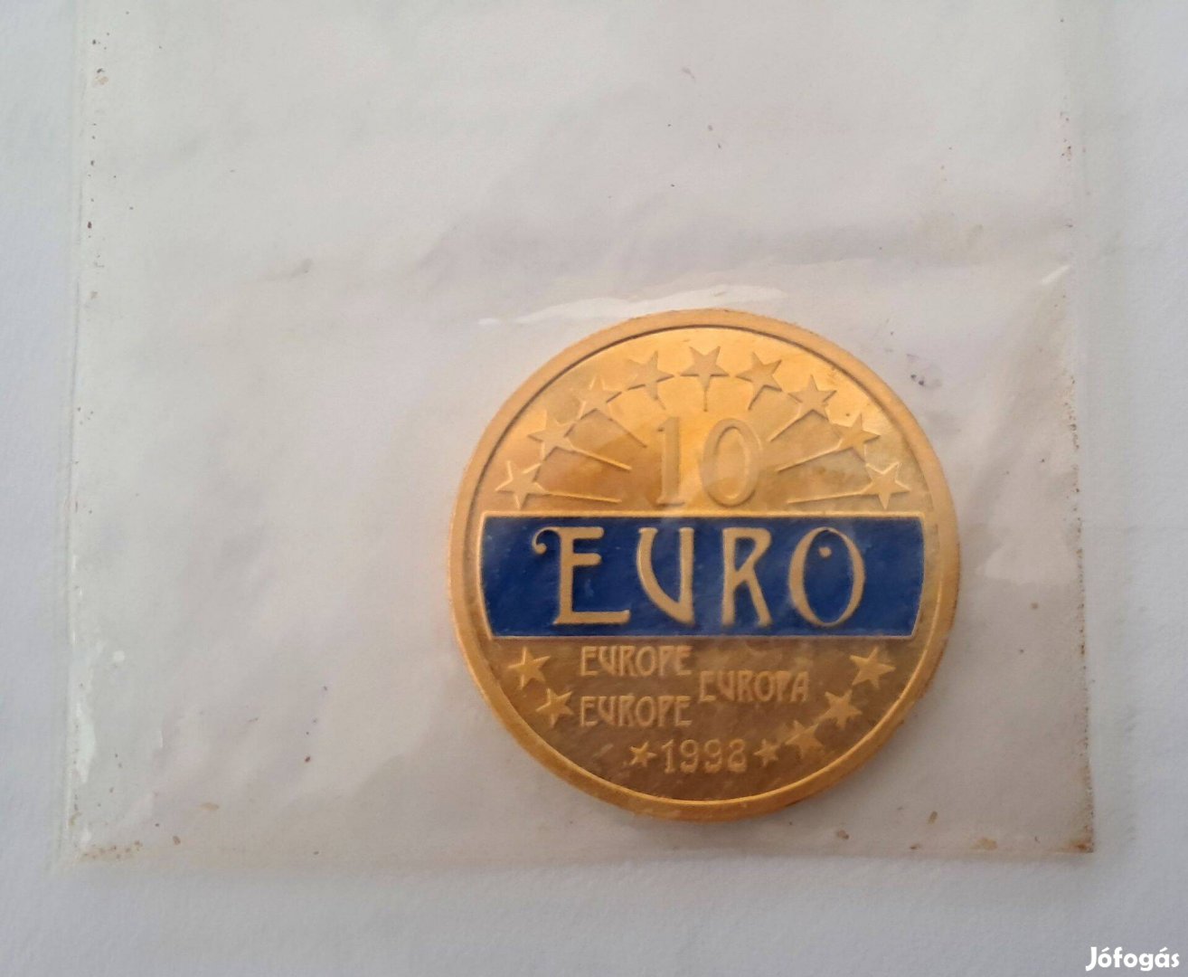 10 Eurós, aranyozott, emlékérme, igazolással 20260323