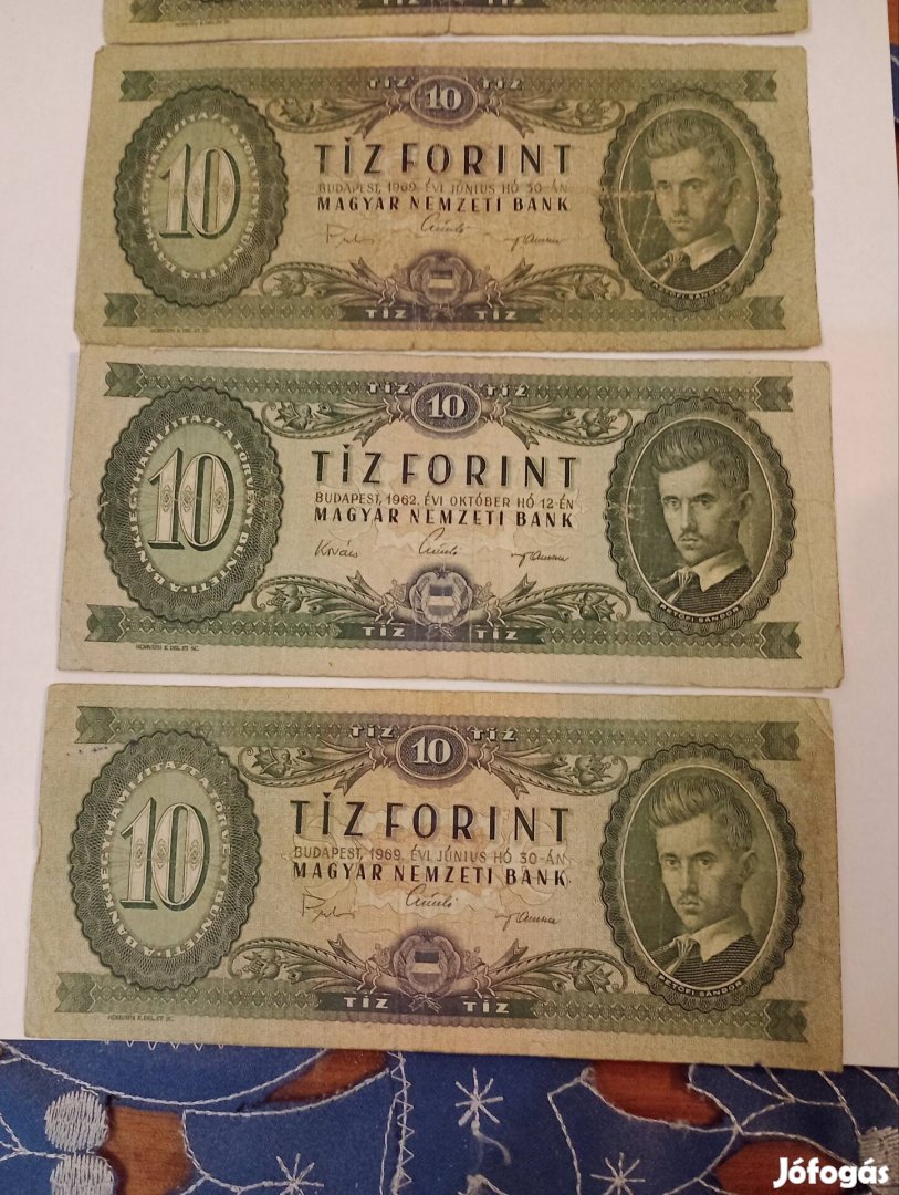 10 Forintos bankjegy Lot