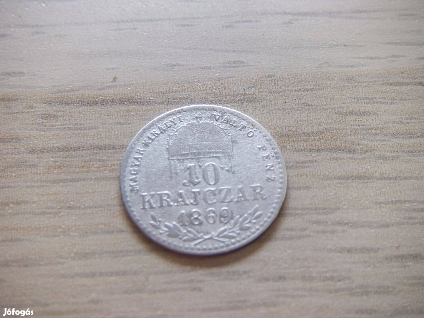 10 Krajcár 1869 Ezüstérem