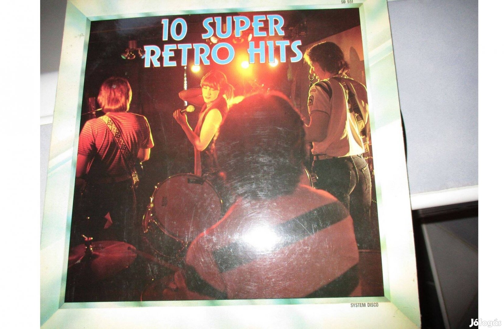 10 Super retro Hits bakelit hanglemez eladó