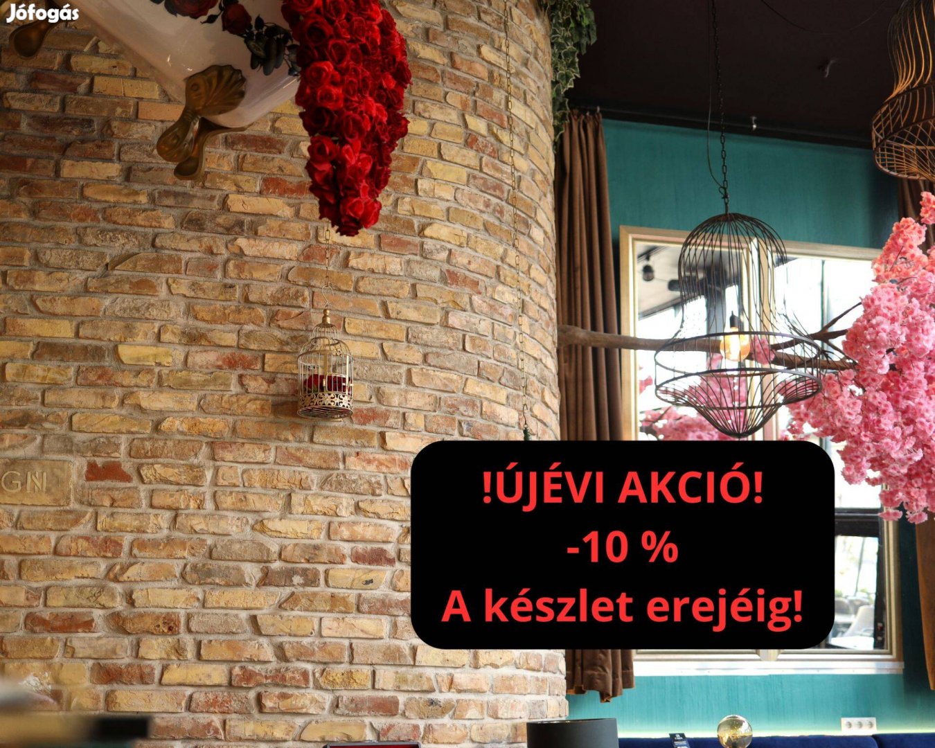 10% Szeletelt,vágott tégla falburkolat kis-nagyméret szélső külső ősz