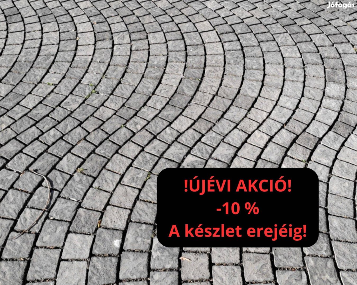 10 % újévi akció!! Bazalt kockakő, macskakő 5-7 cm-es térkő Új