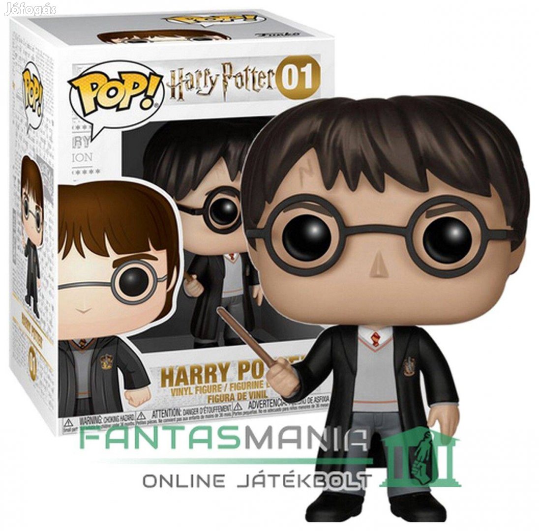 10 cm Funko POP 01 Harry Potter figura Griffindor köpenyben