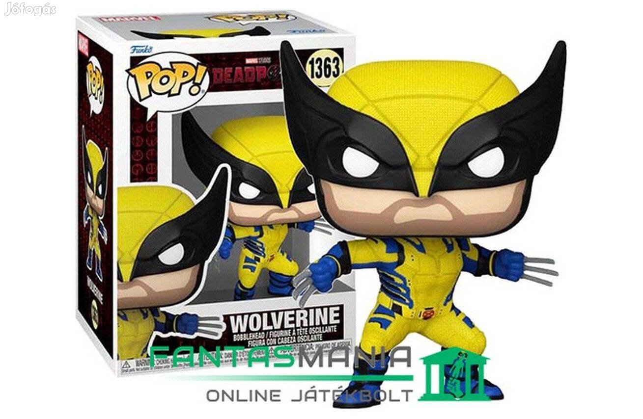 10 cm Funko POP 1363 Marvel Hugh Jackman Rozsomák Wolverine Farkas fig