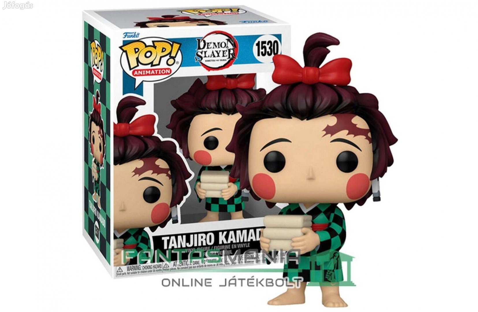 10 cm Funko POP 1530 Demon Slayer figura - Tanjiro Kamado