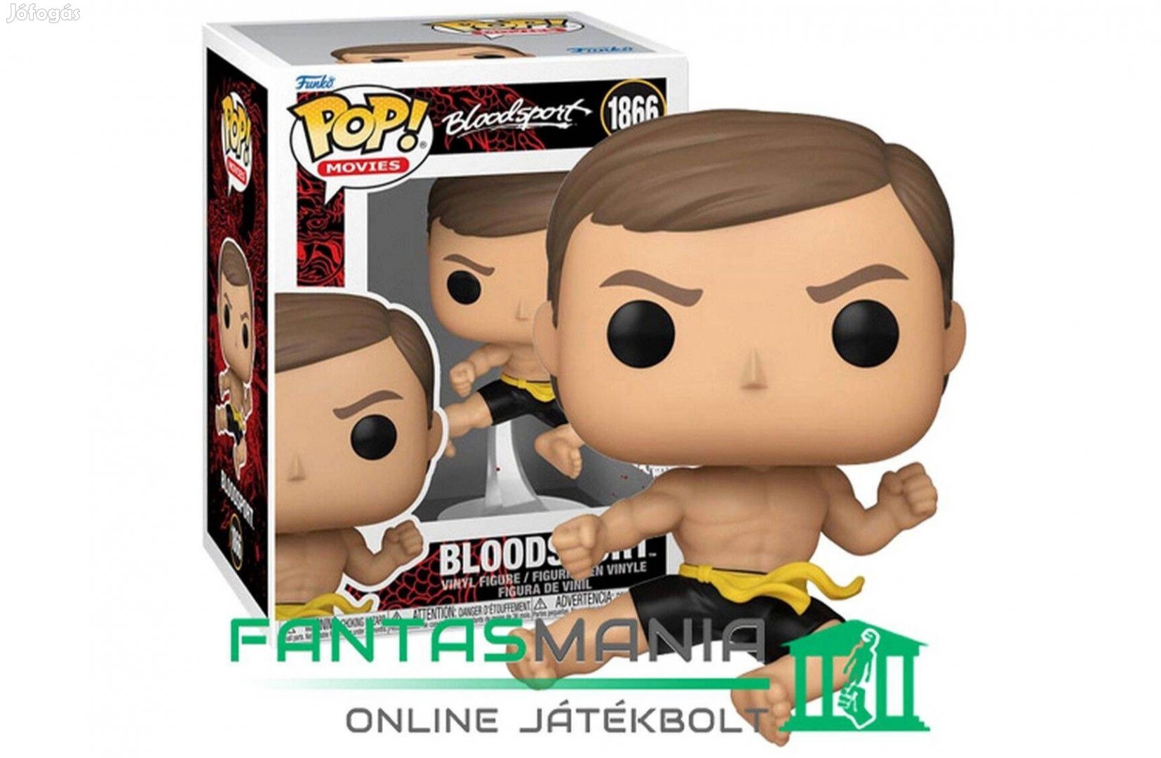 10 cm Funko POP 1866 Bloodsport Jean Claude Van-Damme figura