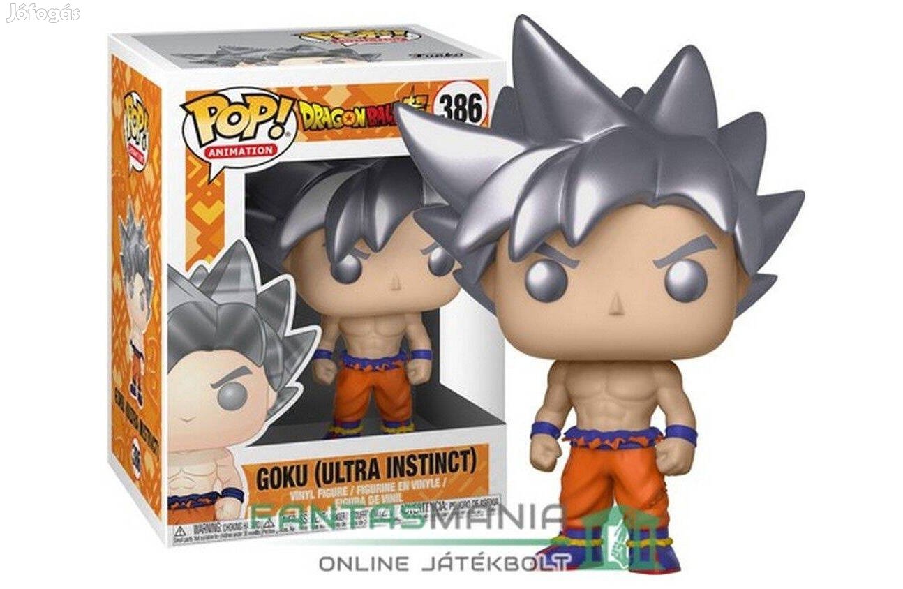 10 cm Funko POP 386 Dragon Ball Son Goku Ultra Instinct figura