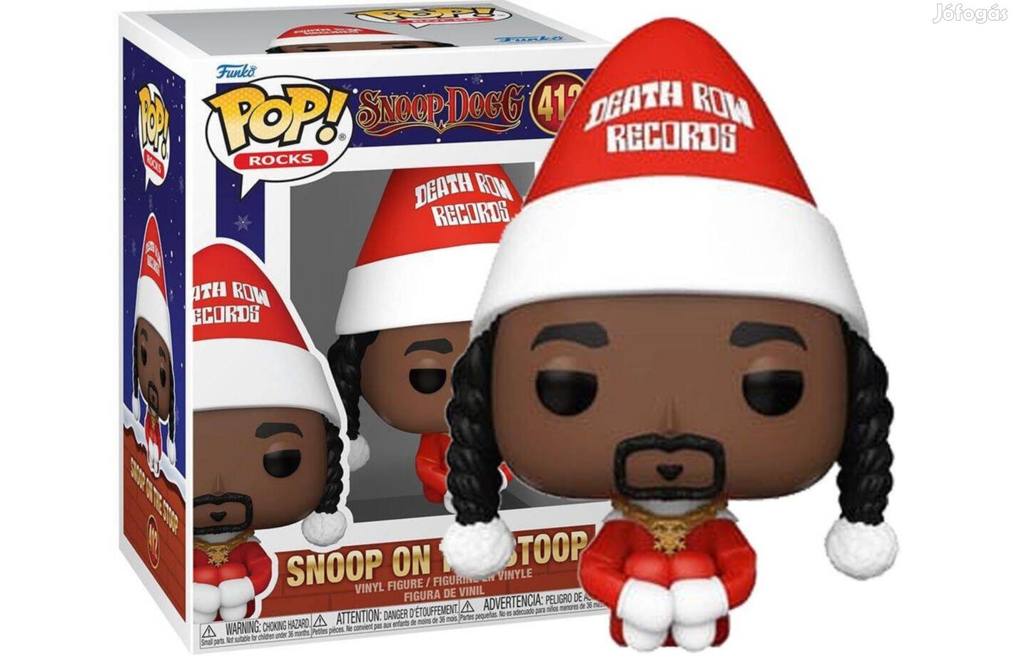 10 cm Funko POP 412 Snoop Dog: Snoop on a Stoop figura