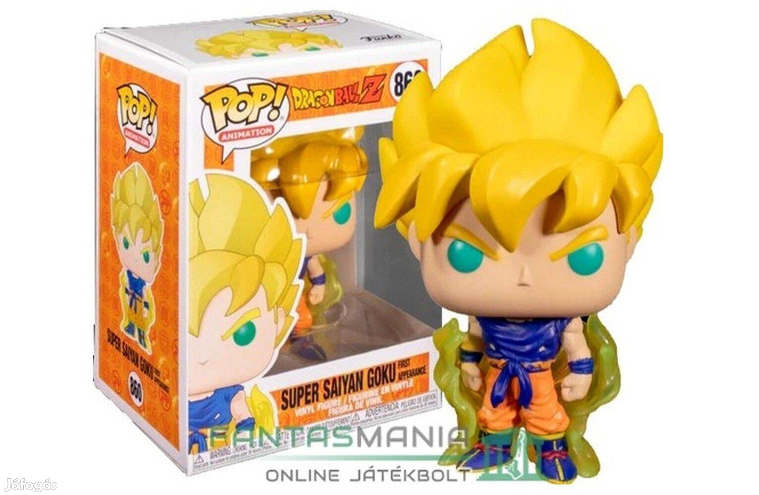 10 cm Funko POP 860 Dragon Ball / Dragonball figura - Son Goku