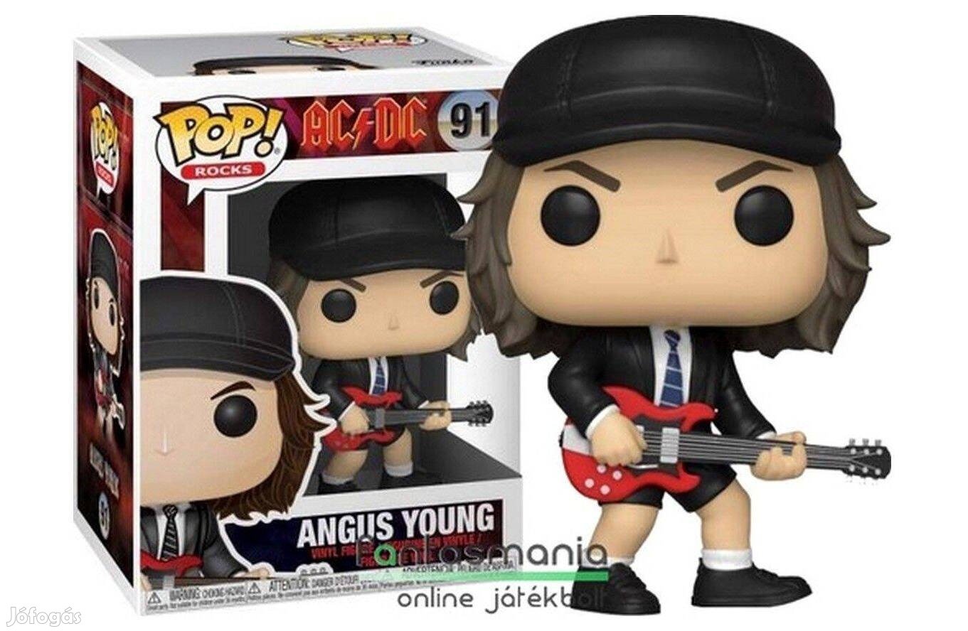 10 cm Funko POP 91 Acdc / AC/DC Angus Young figura