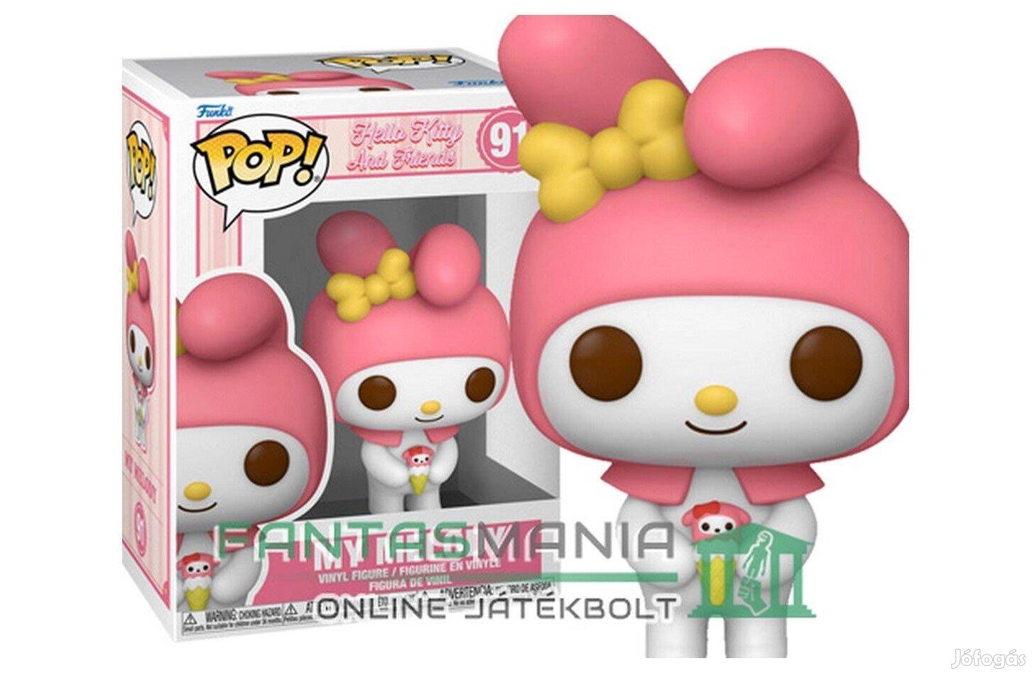 10 cm Funko POP 91 Hello Kitty and Friends Saniro figura - Melody