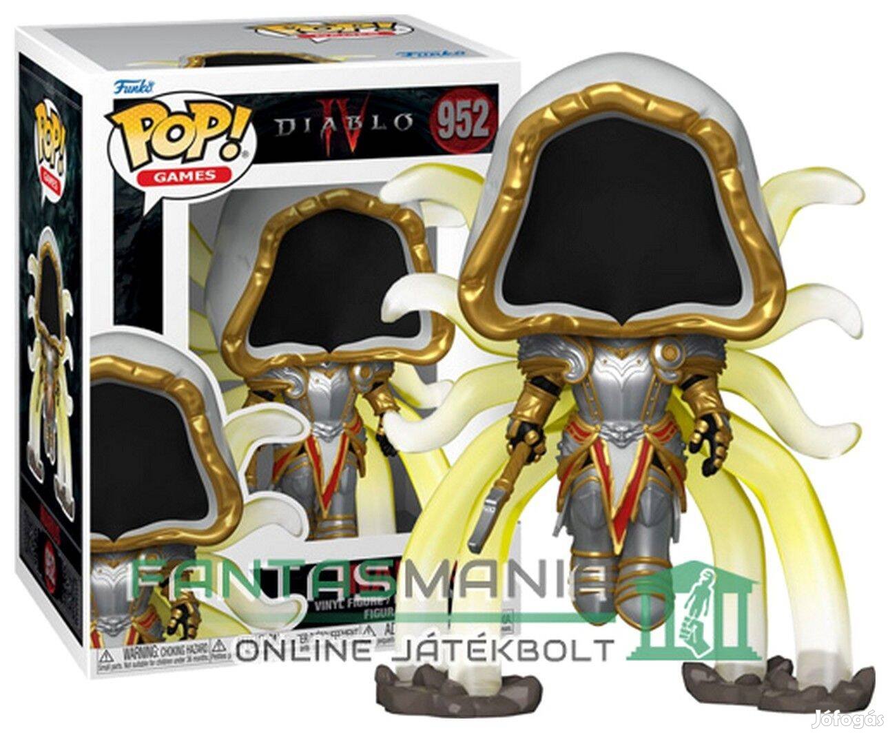 10 cm Funko POP 952 - Diablo 4 figura Inarius angyal fény szárnyakkal