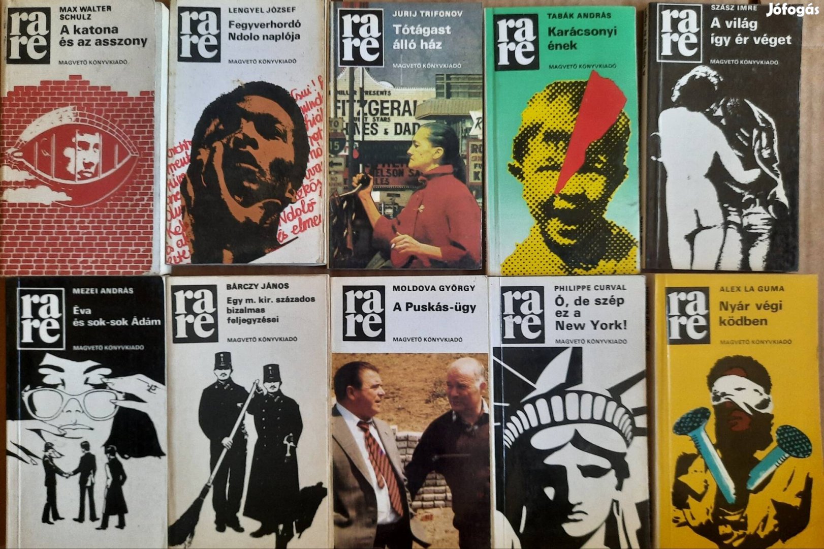 10 darab könyv eladó a Rakéta Regénytár sorozatból