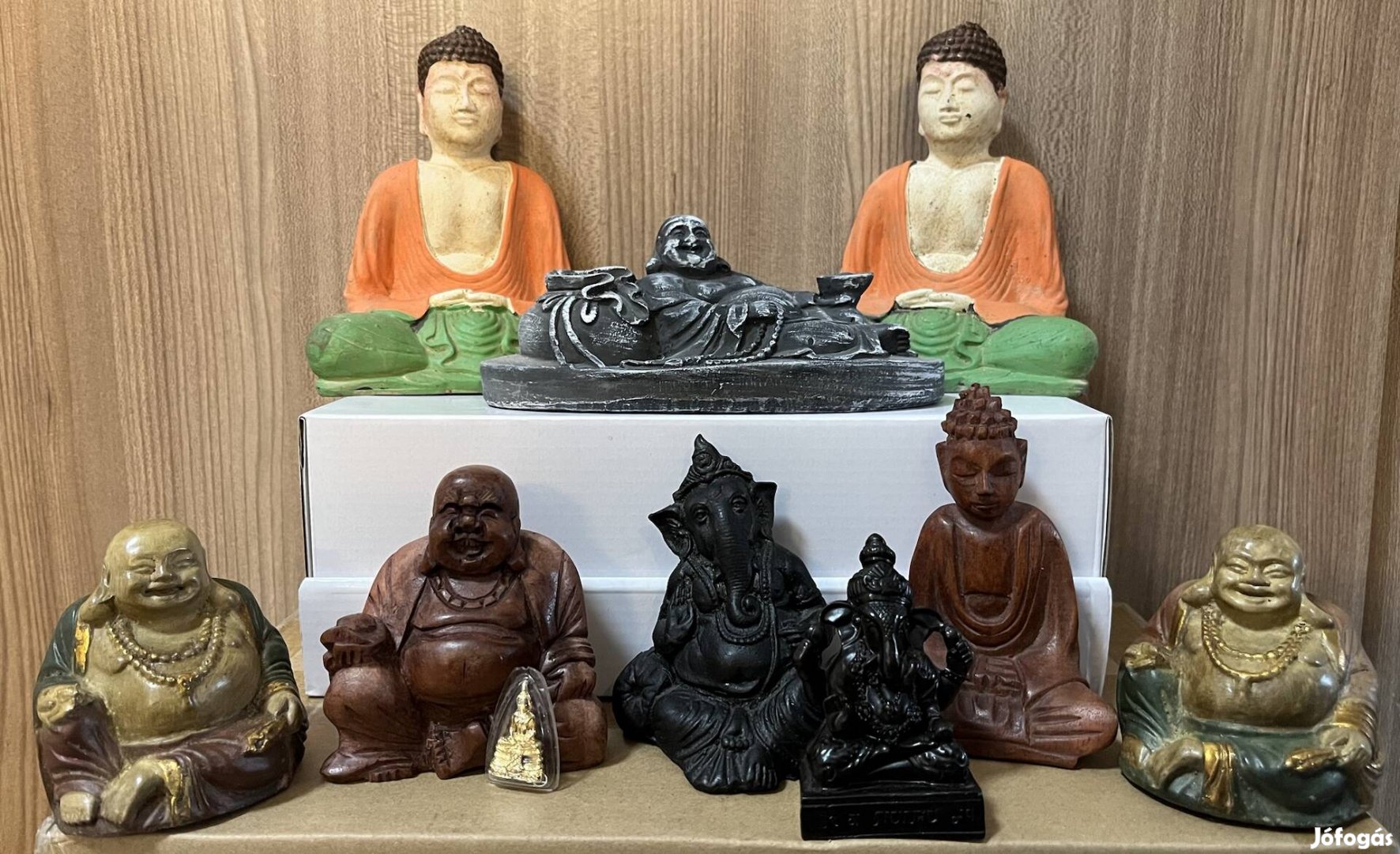 10 darabos Buddha szobor gyűjtemény eladó 