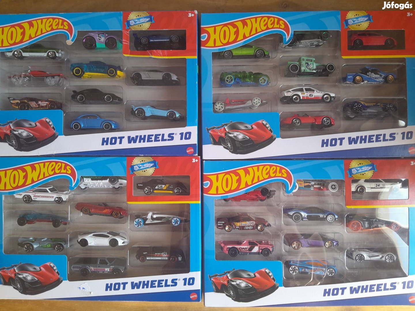 10 darabos Hot Wheels autó készlet Új