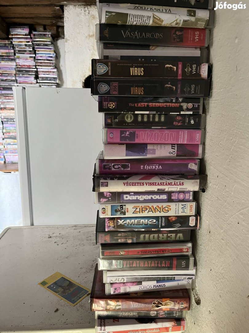 10 darabos vhs kazetta csomag