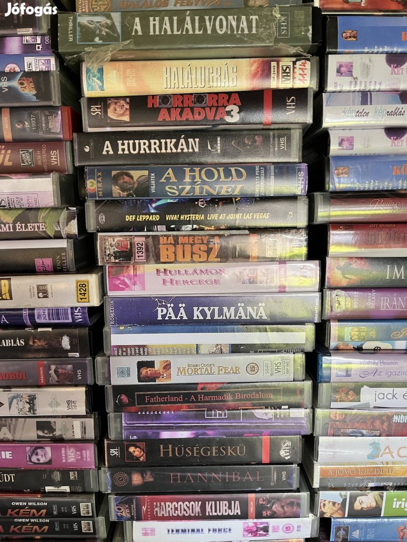 10 darabos vhs kazetta csomag