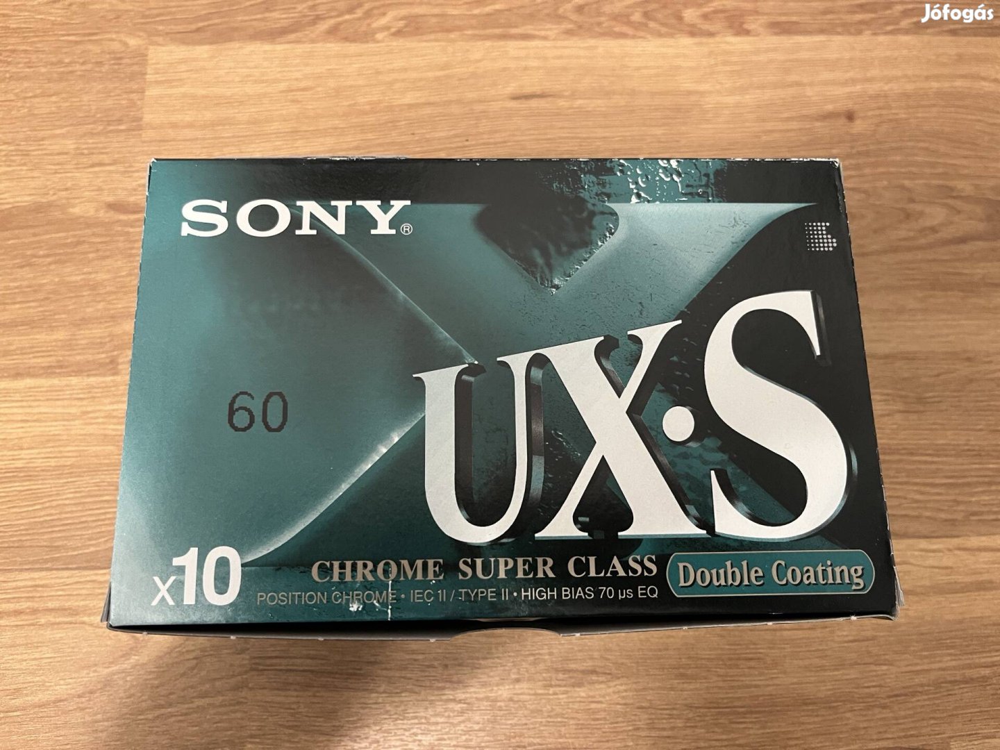 10 db Sony UX-S 60 kazetta bontatlan dobozában