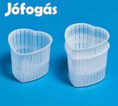 10 db. Szív alakú 60gr-os Sajtforma  (1326)