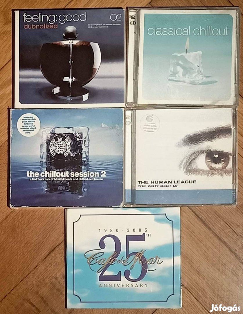 10 db elektronikus zenei dupla CD